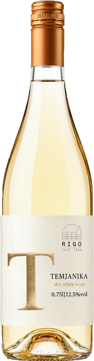 Temjanika white wine bottle